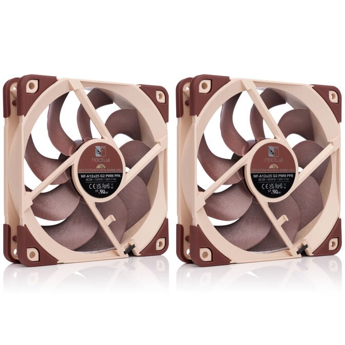 Ventoinha Noctua NF-A12X25 G2 PWM 120mm (Pack 2) image number 2