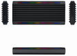 Caixa SSD Tooq M.2 NGFF/NVMe SSD USB 3.1 Gen 2 USB-C RGB image number null