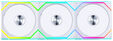 Ventoinha Lian Li UNI FAN SL120 Wireless RGB PWM Branco 120mm (Pack 3) image number null