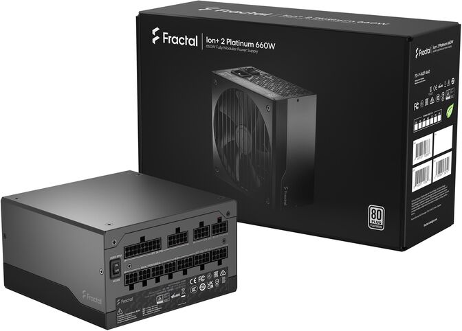 Fonte Fractal Design Ion+ 2 660W 80+ Platinum Full Modular image number 15