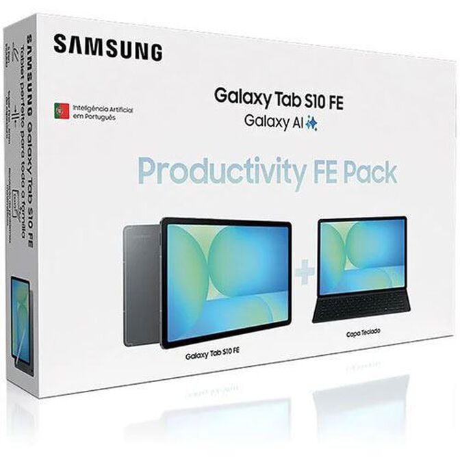 Tablet Samsung Galaxy Tab S10 FE+ 13.1" (12 / 256GB) WiFi Cinzento + Keyboard Cover image number 0