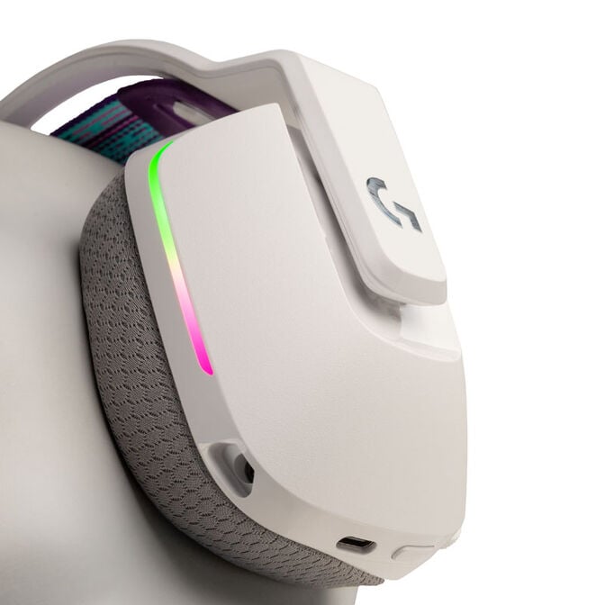 Headset Logitech G733 RGB Lightspeed Wireless Branco image number 6
