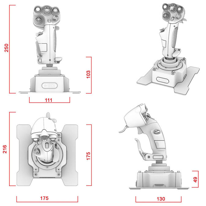 Flightstick VIRPIL Controls CDT AEROMAX L image number 11