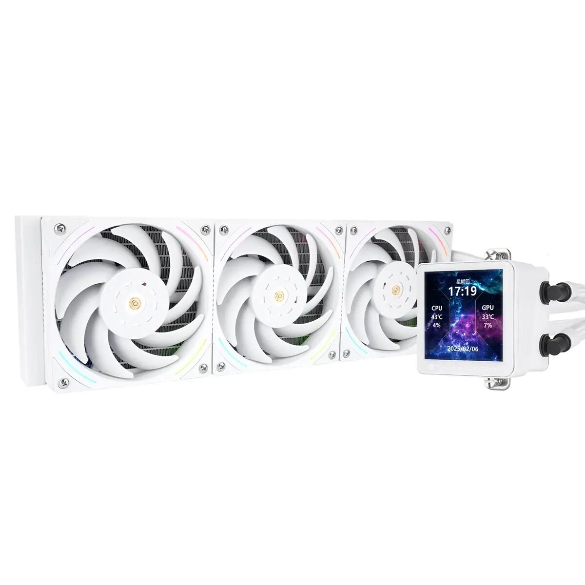 Water Cooler CPU AIO Thermalright Frozen Vision V2 ARGB Branco - 360mm