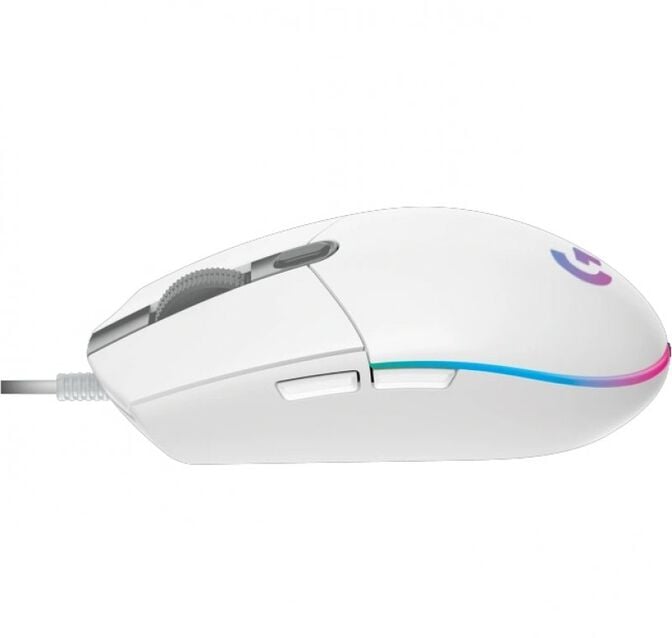 Rato Gaming Logitech G Series G203 LightSync RGB 8000DPI Branco image number 3