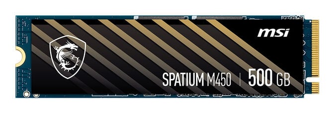 SSD MSI SPATIUM M450 500GB Gen4 M.2 NVMe V1 (3000/2000MB/s) image number 3