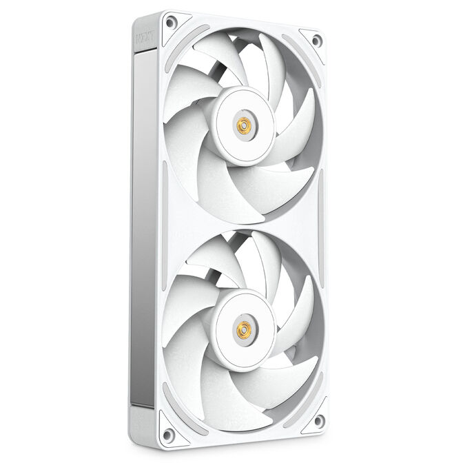 Ventoinha NZXT F240X Perfomance RGB Single-Frame Brancas - Dupla Vento&iacute;nha 120mm (240mm) image number 1