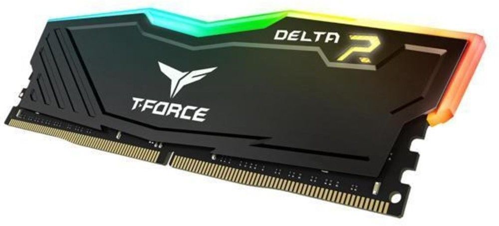Team Group Kit 16GB (2 x 8GB) DDR4 3200MHz Delta RGB Preto CL16
