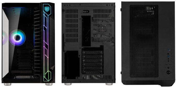 Caixa ATX Kolink Unity Code X ARGB Vidro Temperado Preto image number 3