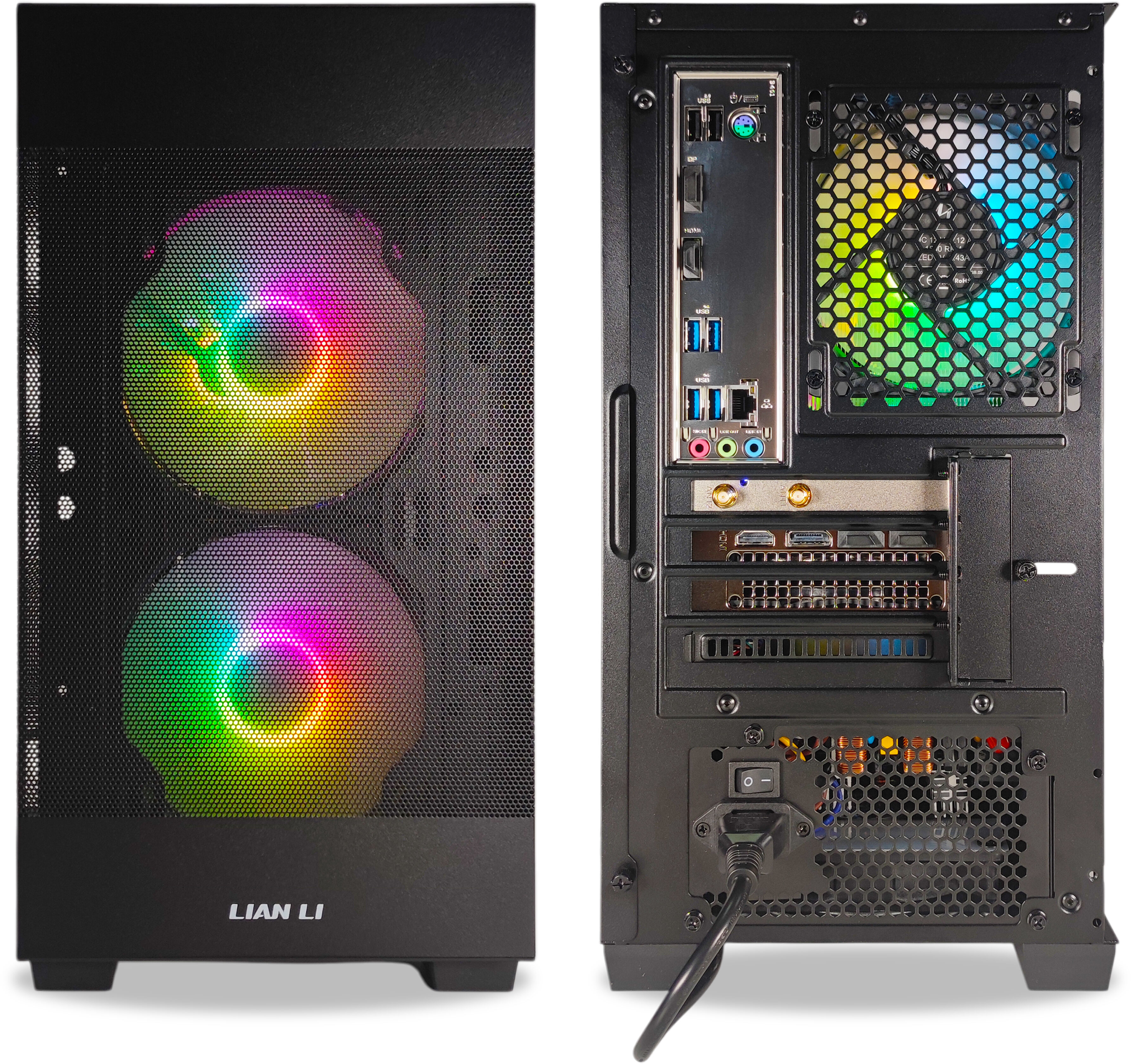 Computador AURA Gamer-PC Ryzen 7 5700X 32GB DDR4 1TB RTX 4060 Ti
