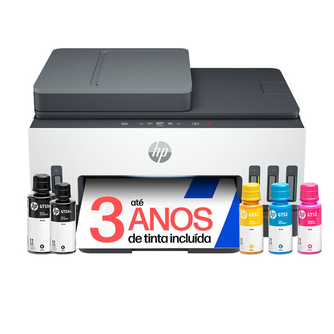 Impressora Multifun&ccedil;&otilde;es a Jato de Tinta HP Smart Tank 7605 All-in-One WiFi image number 0