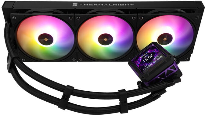 Water Cooler CPU AIO Thermalright Frozen Warframe Pro ARGB Preto - 360mm image number 1