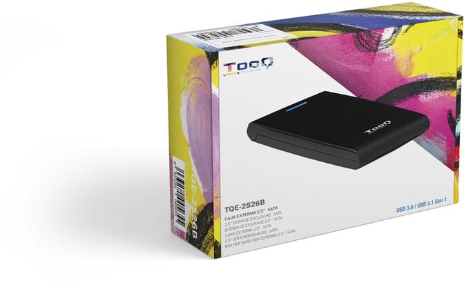 Caixa HDD Tooq 2.5" SATA (9,5mm) Tool Less USB 3.0 / 2.0 Preto image number 5