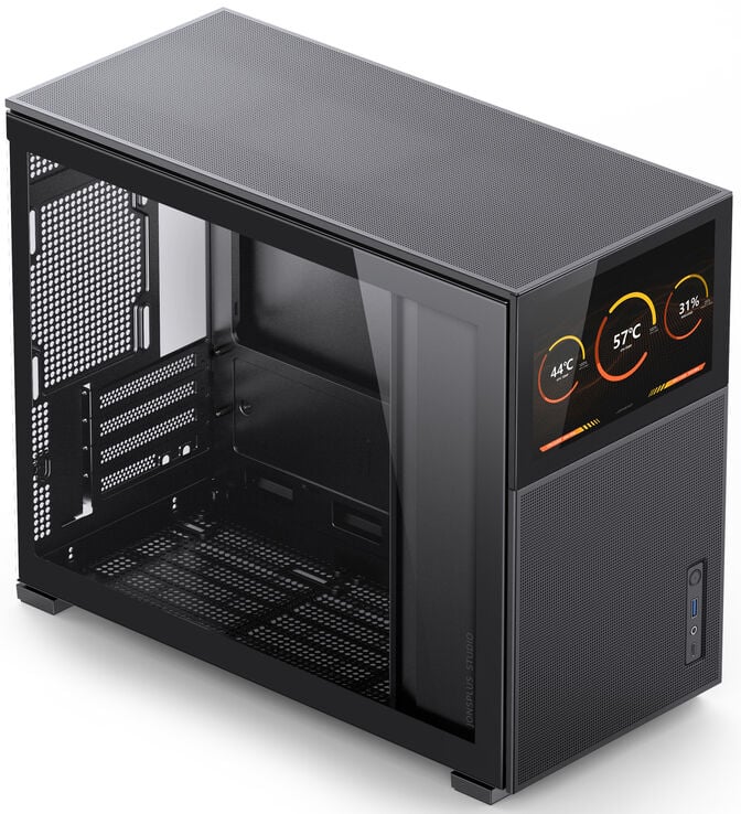 Caixa Micro-ATX Jonsbo D31 MESH com Visor Vidro Temperado Preto image number 2