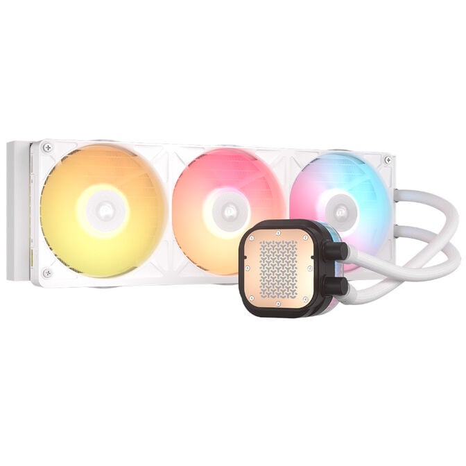 Water Cooler CPU Corsair iCUE LINK TITAN II 360 RX RGB 360mm Branco image number 3