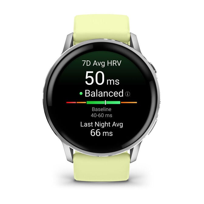 Smartwatch Garmin Venu 4 45mm Prateado/Amarelo image number 1