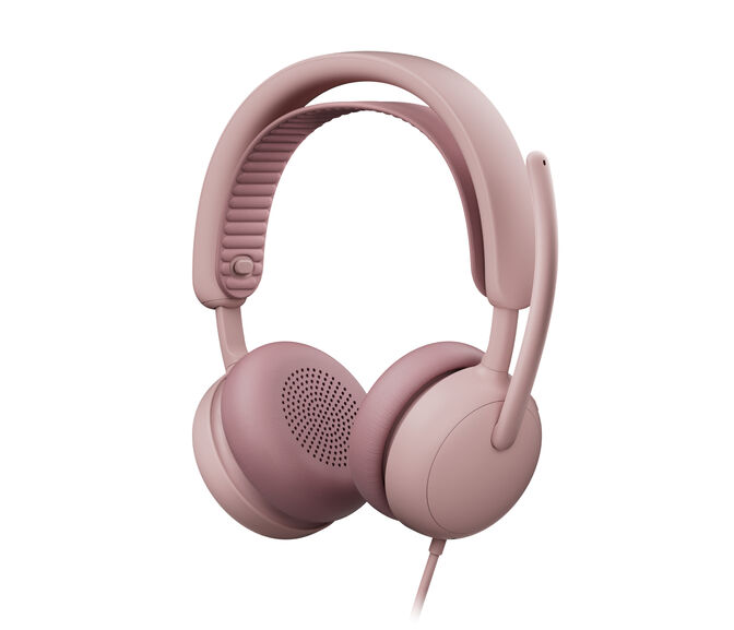 Headset Logitech Zone Wired 2 for Business USB-C ANC Rosa image number 0