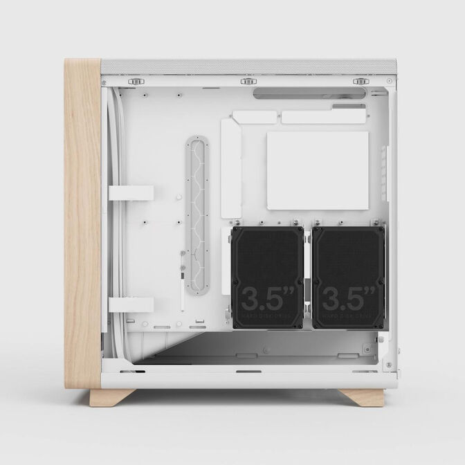Caixa E-ATX Fractal Design Summit Chalk White TG Clear Tint image number 3