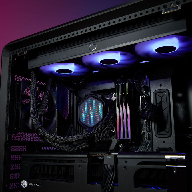 Water Cooler CPU Cooler Master MasterLiquid ATMOS II Pixel Led ARGB 360mm Preto image number 6