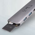 HUB USB-C AXAGON HMC-5 2x USB-A, HDMI, SD/microSD, USB 3.2 Gen, PD 100W image number null