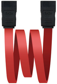 Cabo SATA III Nanocable 50 CM Vermelho