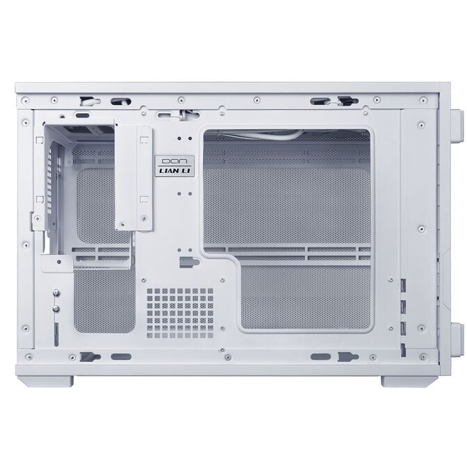 Caixa Micro-ATX Lian Li x Dan Cases B4 Branca Madeira image number 4