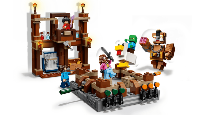 LEGO Minecraft: Ringue de Luta da Mans&atilde;o da Floresta, 491 Pe&ccedil;as (21272) image number 2