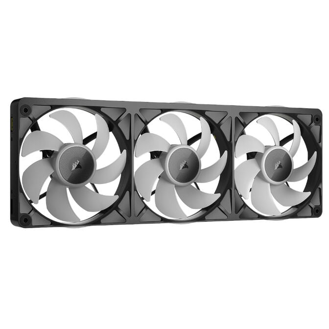 Ventoinha Corsair iCUE Link RX360 II Unified Frame Pretas RGB PWM Tripla Vento&iacute;nha 120mm (360mm) image number 1