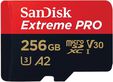 Cart&atilde;o SanDisk Extreme Pro MicroSDXC C10 U3 V30 256GB image number null