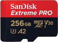 Cart&atilde;o SanDisk Extreme Pro MicroSDXC C10 U3 V30 256GB