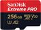 Cart&atilde;o SanDisk Extreme Pro MicroSDXC C10 U3 V30 256GB