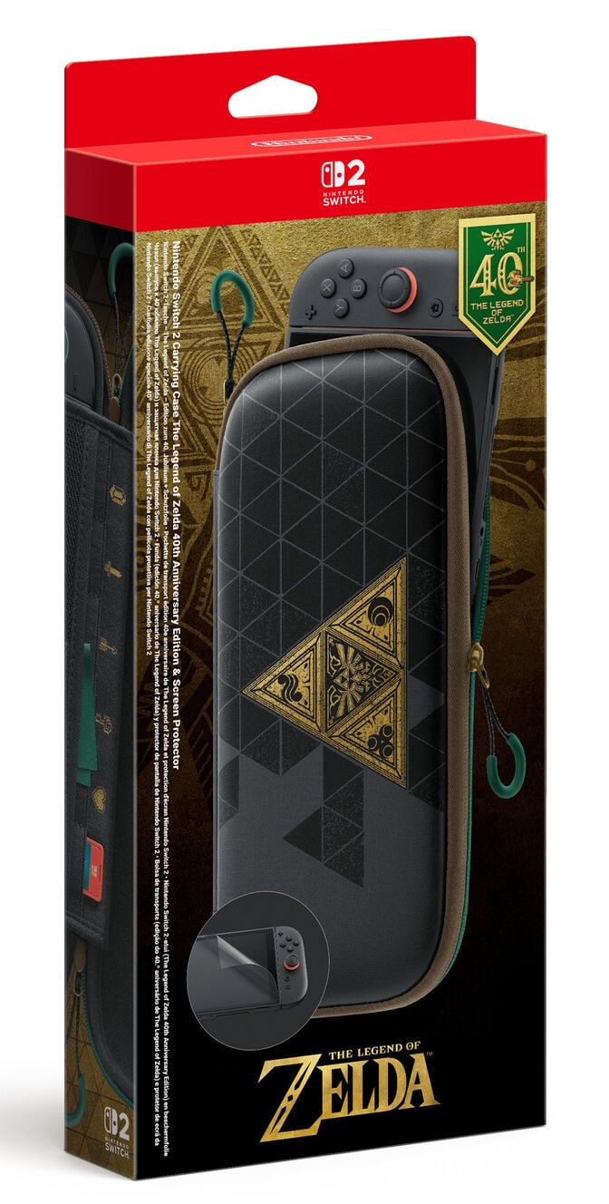Bolsa Nintendo Switch 2 Carrying Case The Legend of Zelda 40th Anniversary Edition image number 4