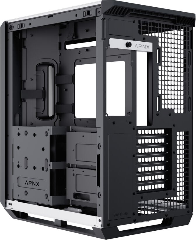 Caixa ATX APNX V1 Preto/Branco/Madeira image number 6