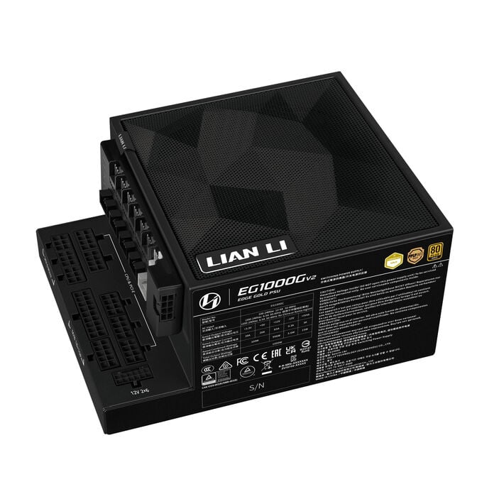 Fonte Modular Lian Li Edge Gold V2 1000W 80+ Gold Preto (C/Hub) image number 1