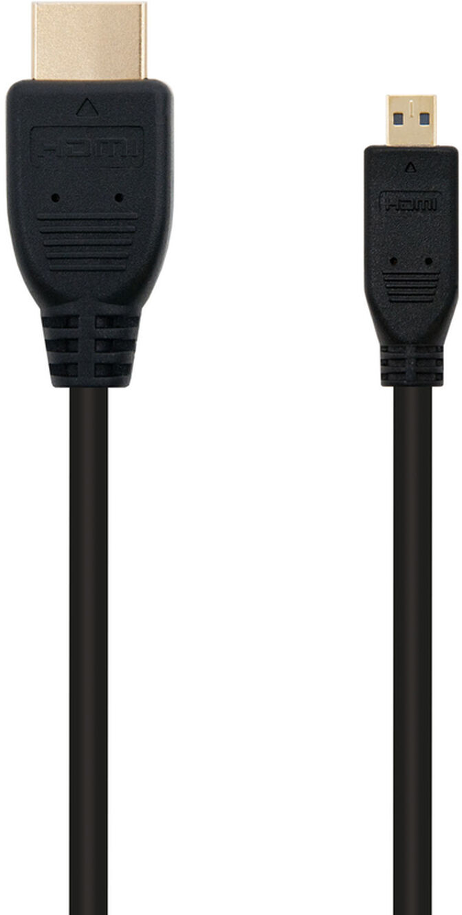Cabo Micro HDMI V1.4 HEC Nanocable A/M-D/M 1.8 M image number 1
