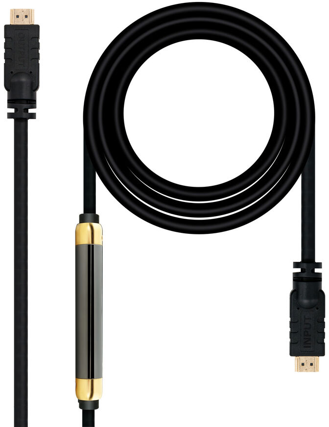 Cabo HDMI V1.4 HEC Nanocable HDMI M/M 30 M c/Ferrite image number 0