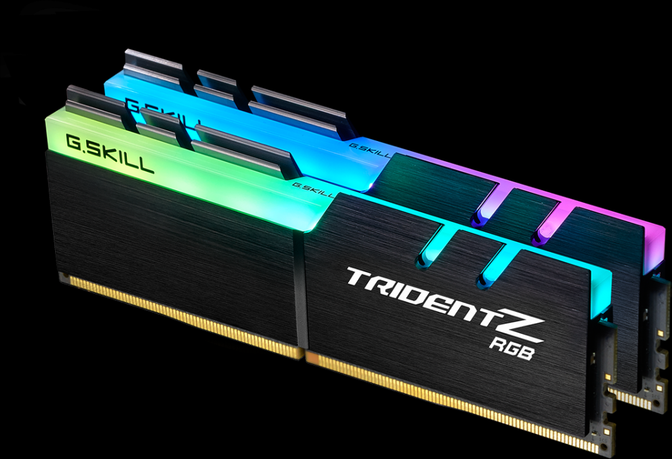 G.Skill Kit 16GB (2 X 8GB) DDR4 3600MHz Trident Z RGB Black CL16 image number 4