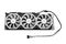 Ventoinha EKWB Quantum Impulse 120 D-RGB (400-1800rpm) Preto