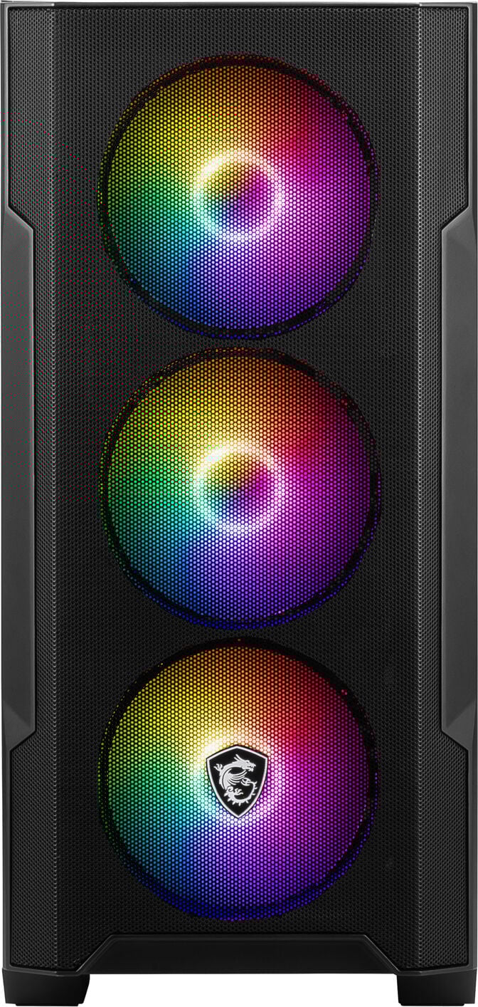 Caixa Micro-ATX MSI MAG Forge M100R RGB Preta image number 3