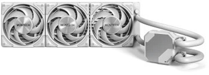 Water Cooler CPU Montech HyperFlow Silent 360mm Branco image number 2