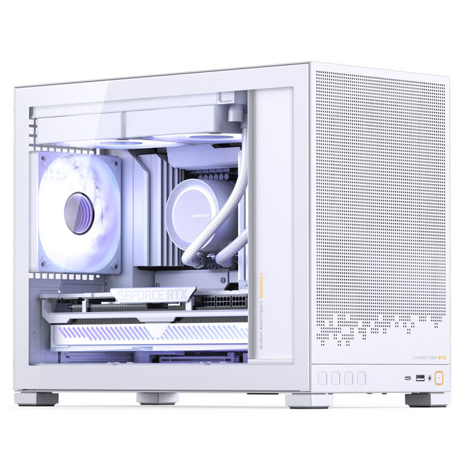 Caixa Micro-ATX Jonsbo D32 STD Vidro Temperado Branco image number 4