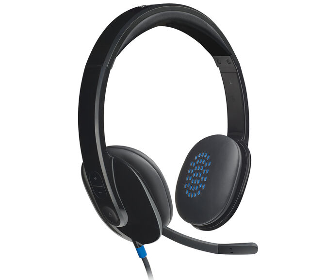Headset Logitech H540 USB Preto image number 4