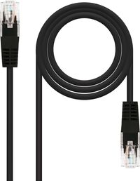 Cabo de Rede Nanocable RJ45 CAT.6 UTP AWG24 25 CM Preto