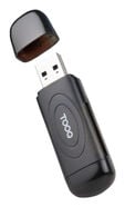 Leitor de Cart&otilde;es Tooq USB-A 3.0, SD/TF, Preto image number null
