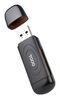 Leitor de Cart&otilde;es Tooq USB-A 3.0, SD/TF, Preto
