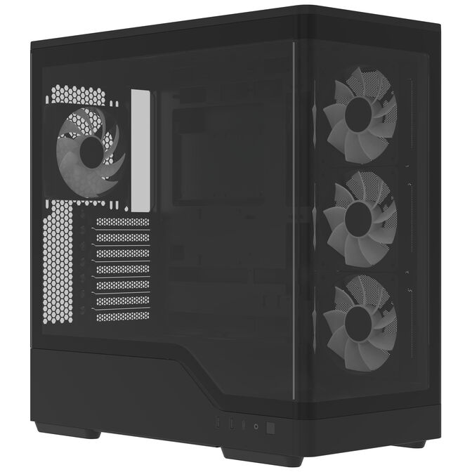 Caixa Aerocool P500A Mid-Tower Preto image number 4