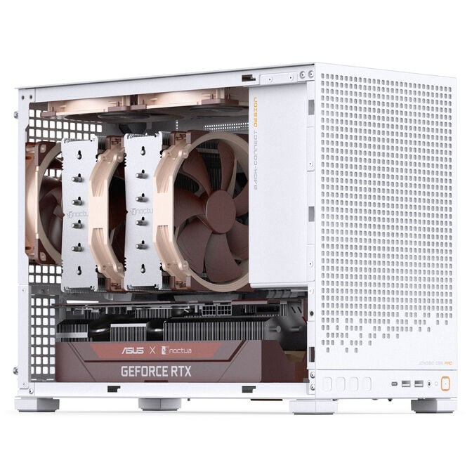 Caixa Micro-ATX Jonsbo D32 PRO Vidro Temperado Branco image number 6