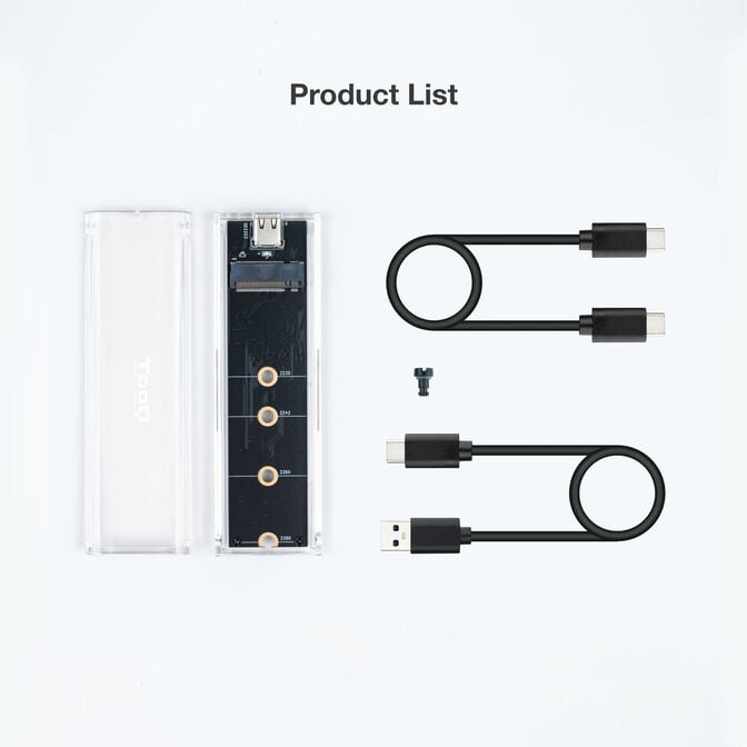 Caixa SSD Tooq M.2 NGFF/NVMe SSD RGB image number 1