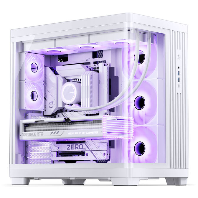 Caixa ATX Jonsbo TK-4 Vidro Temperado Branco image number 4