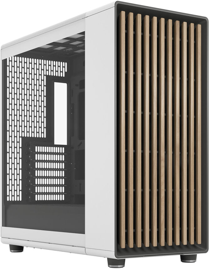 Caixa E-ATX Fractal Design North XL Chalk White TG Clear Reverse Connector image number 0